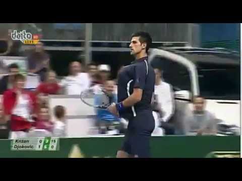 Novak Djokovic Imitates Serena Williams…the best one ever!!!