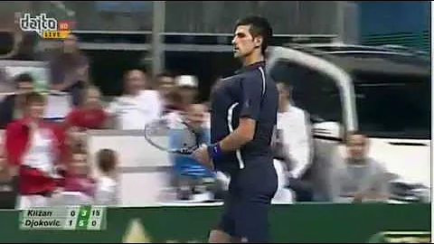 Novak Djokovic Imitates Serena Williams...the best one ever!!!