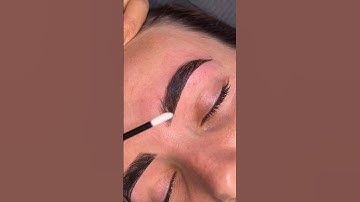 Brow Tinting Tutorial 😘