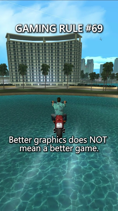 Better Graphics ≠ Better Game #gtavicecity