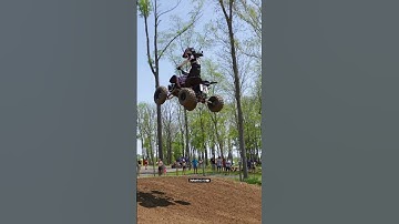 BIGGEST JUMP on a 50CC Quad?! #ATVMX
