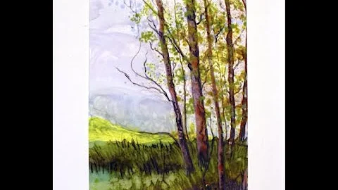 Building a Landscape Fused Glass Video Class Trailer with Alice Benvie Gebhart