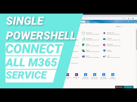 Microsoft Office 365 PowerShell Single Script to Connect all O365 Services
