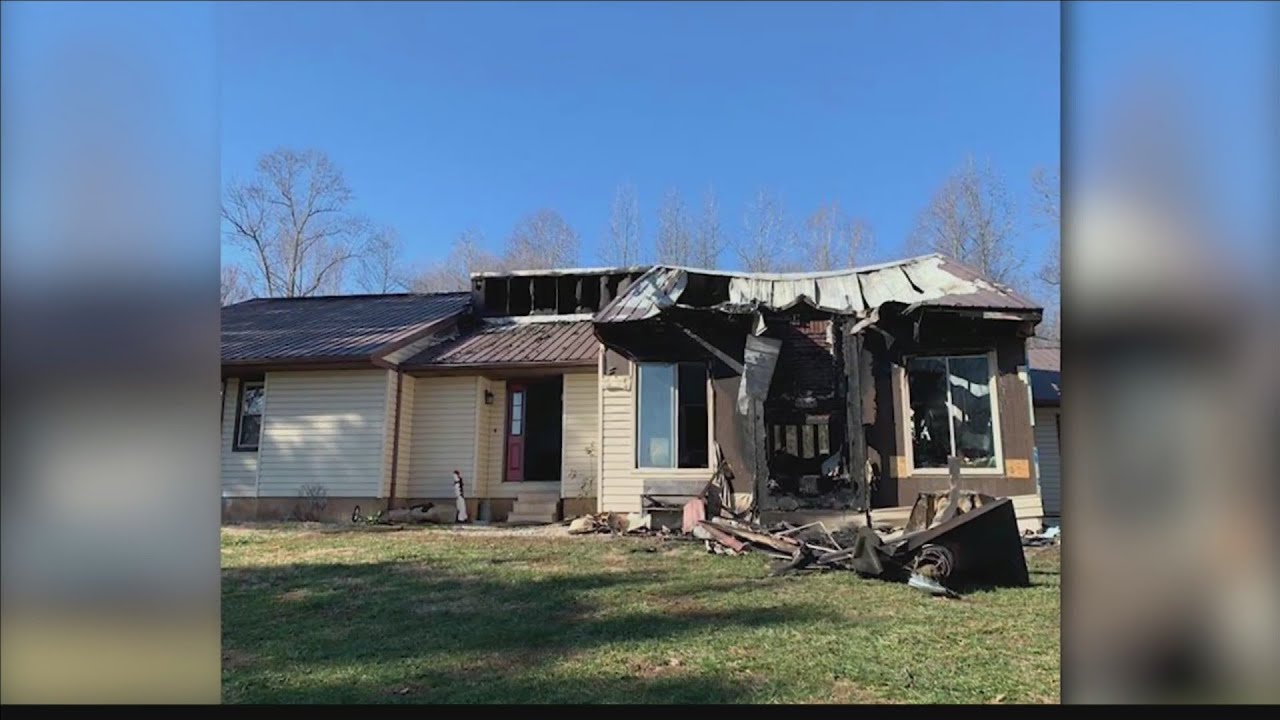 Family displaced after fire destroys home in Ohio County YouTube