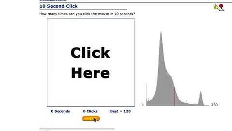 This is how fast i can click in 10 seconds...
