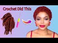 Low cut short hair with Crotchet / Beginner friendly Short Hair Tutorial 