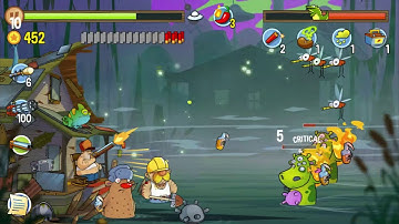 Swamp Attack 5 MIN! (Android,iOS) Gameplay Walkthrough Part-7||Lv-10