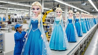 Inside Elsa Princess Doll Factory in China: From Plastic Pellets to Ice Princess Doll (Full Process) screenshot 4