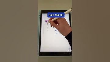 SAT® Math: Inequalities #shorts