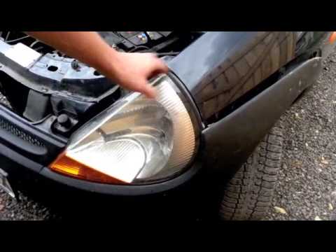 klein band Andes Ford Ka headlight removal - YouTube