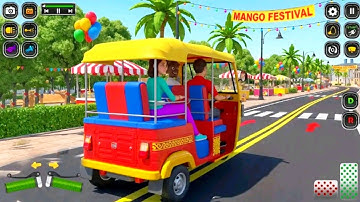 TUK TUK RICKSHAW Driving Simulator 2025 | Real City Ride in 4K!”-Android Gameplay 