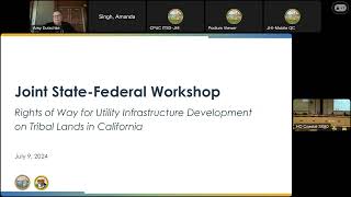 CPUC Joint Federal State Workshop & Tribal Consultations