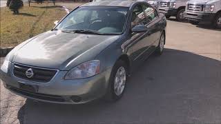 2003 Nissan Altima S 2 5L Green for sale