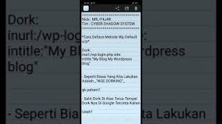 Cara DEFACE POC WP Default u/p