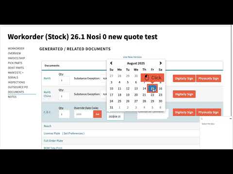 How to Add a Signature to the C.O.C.