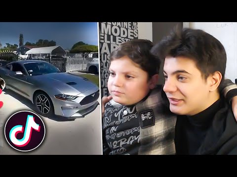 მანქანა მაჩუქეს?! TIKTOK REACT დათუნასთან 🚗