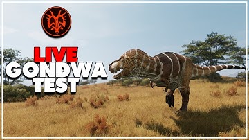 GONDWA LIVE STRESS TEST! | Path of Titans NEW MAP