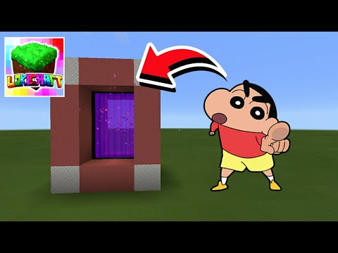 How to Make a PORTAL to SHINCHAN in Lokicraft