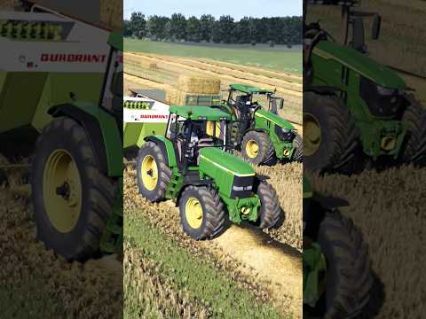 JOHN DEERE @straw harvest 🔥💪 #farmingsimulator25 #farming #johndeere #tractor