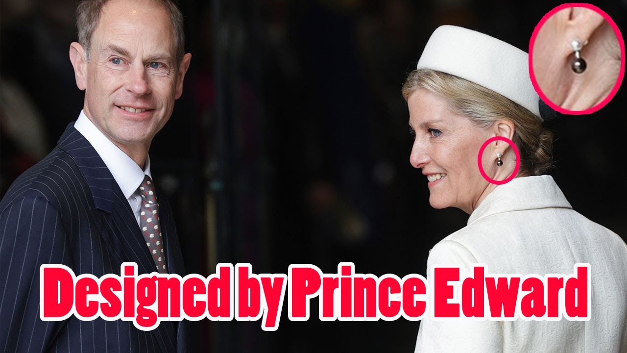 Sophie, Duchess of Edinburgh Wears Wedding Earrings Designed by Prince