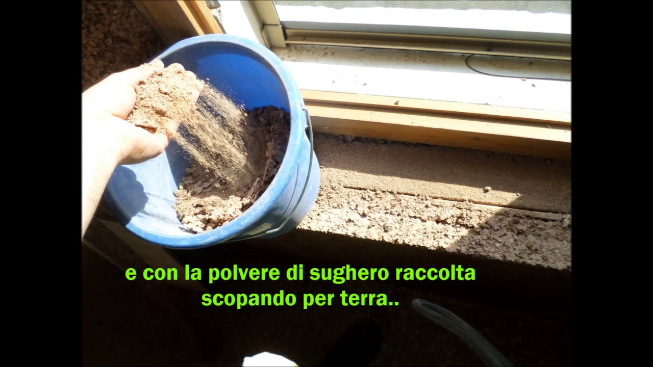 Tecnica innovativa di isolamento termico interno col sughero ... Pannelli in sughero per isolamento termico interno