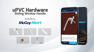 uPVC Sliding Window Handle available on McCoy Mart