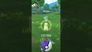 Daily Catch 137/365: Chikorita! #pokemongo #dailycatch #chikorita #365dayschallenge #gottacatchemall