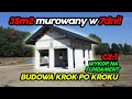 Dom 35m2 w 7 dni jak prawidowo wykona fundament pod 35m2 dom 35m2 murowany z antresol cz 1