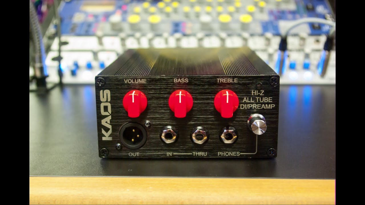 KAOS amp - tube DI box - Bacchus JB