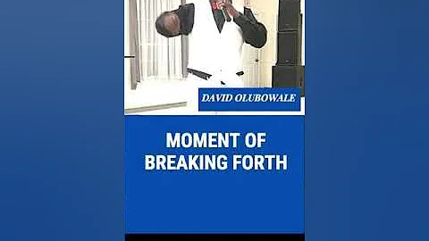 No MORE WEEPING ! - David olubowale