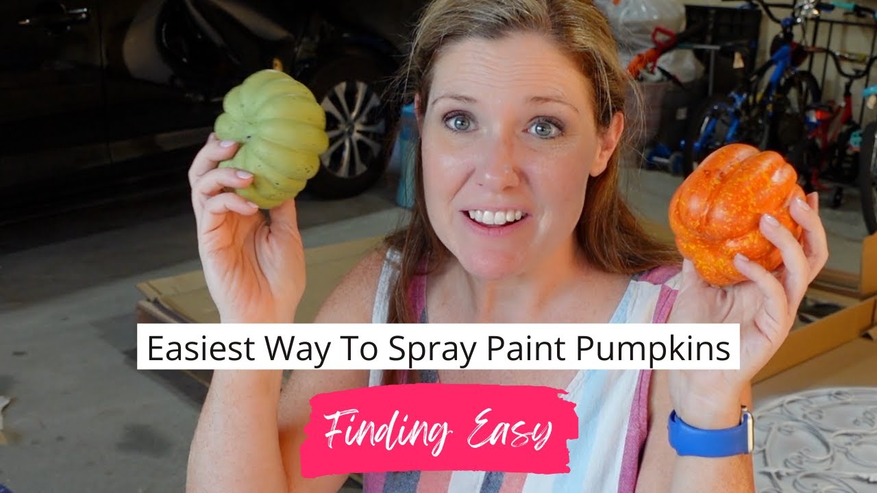 Easiest Way To Spray Paint Pumpkins YouTube Maxresdefault