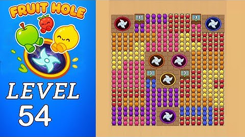Fruit Hole Level 54 Walkthrough