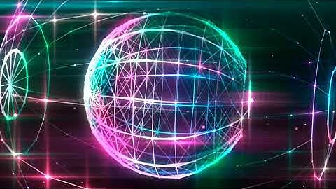 No Copyright VJ, DJ Loops: Triangle Space Dance ~ Motion Backgrounds for Lyric Video ~ Edits ~