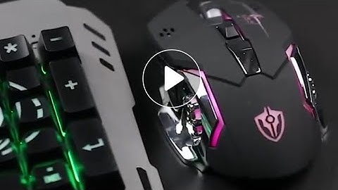 Unboxing GK70 RGB Gaming Keyboard And Mouse Set with 104 Keys Backlight Wired