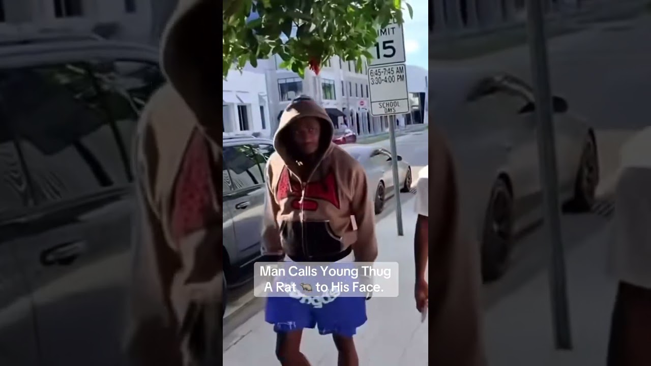 Man calls young thug a rat in his face 😳 