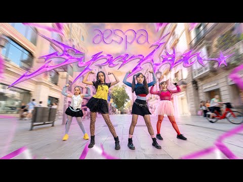 KPOP IN PUBLIC AESPA 에스파 SUPERNOVA Dance Cover By Mini EST From Barcelona