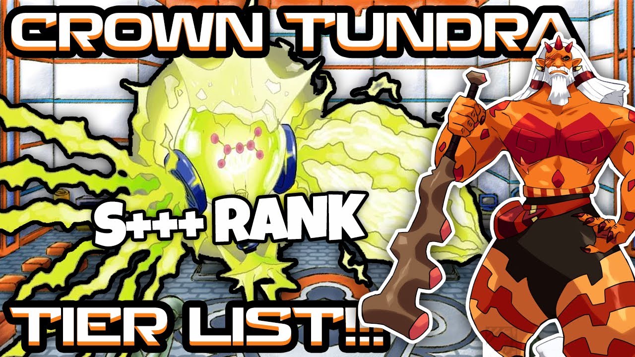 THE TRUE FIRST POKEMON CROWN TUNDRA OU TIER LIST! POKEMON SWORD AND SHIELD