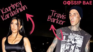 Kourtney Kardashian & Travis Barker hold hands at Craig's in West Hollywood - Gossip Bae