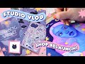 ♥ STUDIO VLOG ♥ shop relaunch, dealing with stress & a lot of chatting