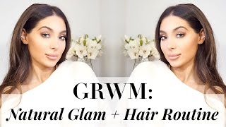 GRWM: Natural Soft Glam Everyday Makeup & Hair Routine screenshot 1