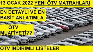 Yeni ÖTV Matrahları 2022 | En Basit ve En Detaylı Anlatımla | ÖTV indirimli Listeler | Oto Türkiye