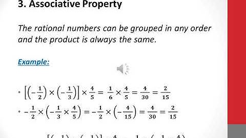 Properties of Multiplication Operation in the Set of Rational Numbers