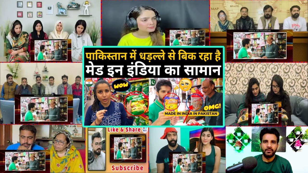 MADE IN INDIA PRODUCTS IN PAKISTAN | FOOD PRICE COMPARISON INDIA VS PAKISTAN | Pakistani Reaction