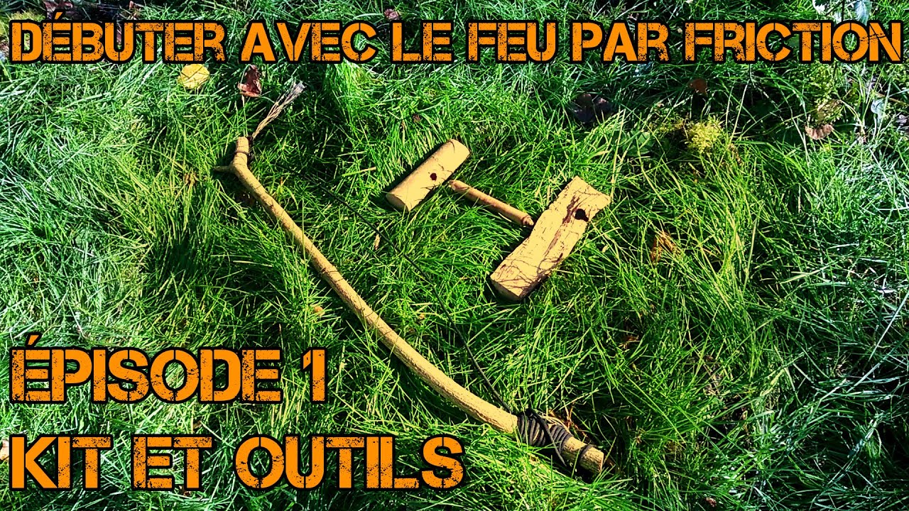 Kit Allume-Feu Par Friction Tiiyee - Arc à Perce Pour Survie Outdoor - Bois Primitif