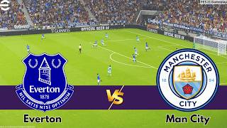Everton vs Manchester City | Premier League 2025/26 | Full Match Live PES21 Simulation