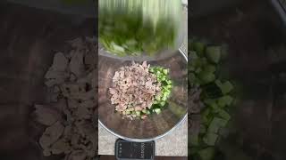 Chicken Bacon Ranch Pasta salad #easy #cooking #food #recipe #budget #chicken  #bacon