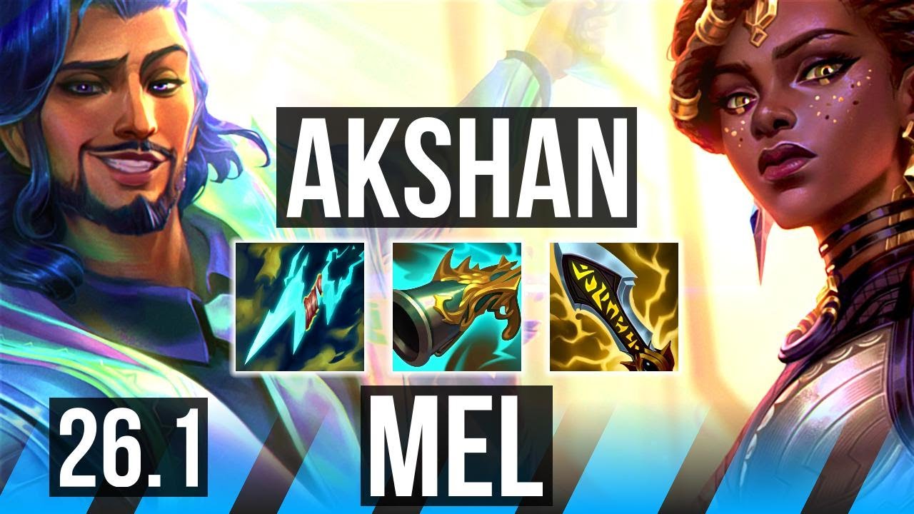 AKSHAN vs MEL (MID) | EUNE Master | 26.1