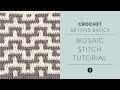 How to crochet mosaic stitch step by step tutorial  yarnspirations
