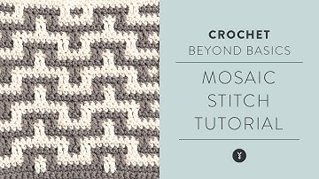 How to Crochet Mosaic Stitch Step-by-Step Tutorial