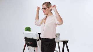 Noonchi office chair workout! Attaches to YOUR office chair!